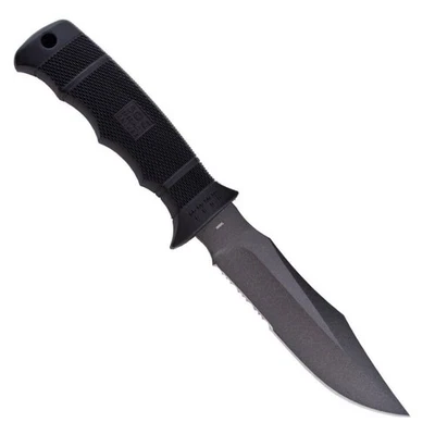 SOG Knives Black GRN SEAL Pup Fixed Blade Knife Stainless M37N-CP - Image 1 of 3