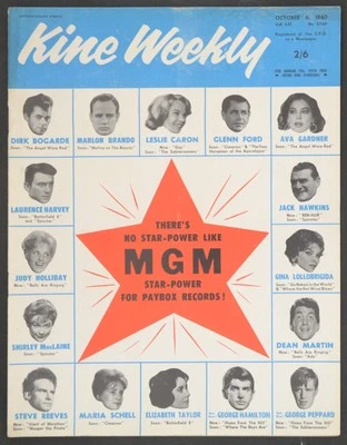 KINE WEEKLY 1960 Mobster - City of the Dead UK MAGAZINE - Image 1 of 3