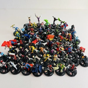 Heroclix Assorted 60 Piece Mixed Lot with Cards - Picture 1 of 16