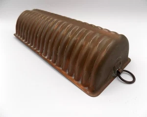 Vintage Christian Wagner GERMANY Copper Log Saddle Cake Pan Mold - Picture 1 of 8