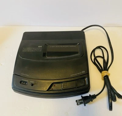 Rebobinadora automática de cinta VHS bidireccional General Electric GE con contador probado Foto 1 de 4
