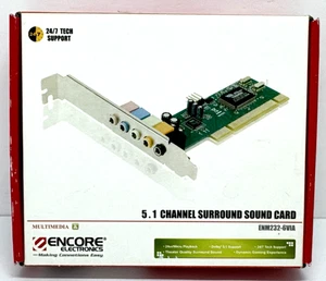 ENCORE ENM232-VIA 5.1 Channels 24-bit 96KHz PCI Interface Surround Sound Card - Picture 1 of 4
