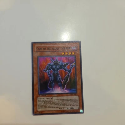 Ogre of the Scarlet Sorrow - ABPF-EN005 - Super Rare - 1st Edition - Heavily Pla - Image 1 of 4