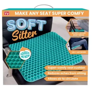 SOFT SITTER-Yoga Office Chair Kitchen Stool Car Seat Kneeling Pad-AS SEEN ON TV - Picture 1 of 6