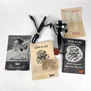 Vintage 1950s MASTERCRAFT Oster Chrome Electric Vibrating Massager/Vibrator - Picture 1 of 5