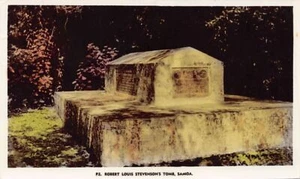 Samoa - Tumba de Robert Louis Stevenson - Publ. desconocido - Imagen 1 de 2