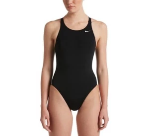 Women's Swimsuit Nike One Piece Blue HydraStrong Solid Fastback Size 8 - Picture 1 of 7