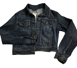 Mossimo Supply Co Denim Jacket Youth Size Medium 10/12 Cotton Cropped - Picture 1 of 7
