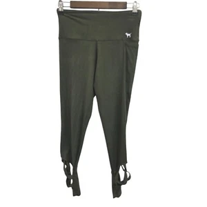 PINK Victoria’s Secret Y2K Yoga Pants Gladiator Ankles Olive Green Size S Small - Picture 1 of 10