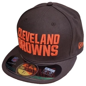 Cleveland Browns New Era On-Field 5950 eng anliegende Mütze - braun - Bild 1 von 1