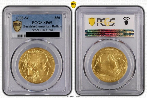 2008-W $50 Gold American Buffalo PCGS SP69 SKU#2248675 Cover