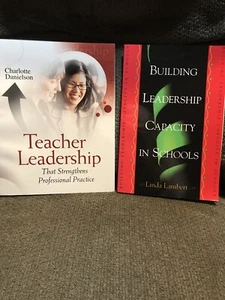 2 Books: Building Leadership Capacity in Schools & Teacher Leadership - Picture 1 of 6