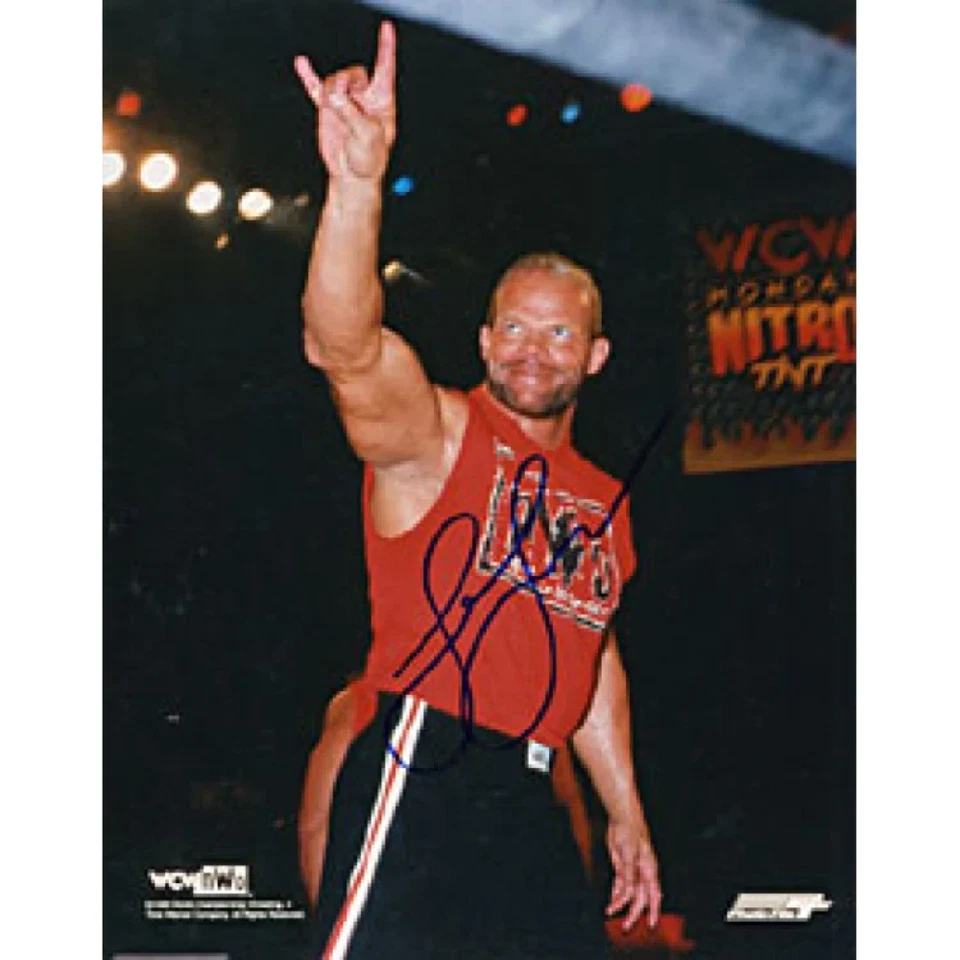 Foto autografiada de lucha libre de 8x10 de Lex Luger Foto 1 de 1