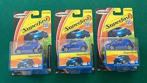 Matchbox Superfast #45 Chrysler Panel Cruiser Blue X 3  - Picture 1 of 2