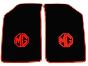 Fussmatten für MG F + MG TF Autoteppiche schw/rot - Bild 1 von 1