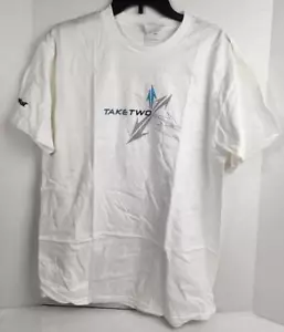 Take Two Babolat Custom Hybrid Andy Reddick Cotton Tennis T-Shirt - L, Vintage - Picture 1 of 9