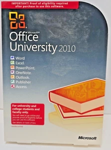 Microsoft Office University Software 2010 Product Key & Pin - Picture 1 of 4