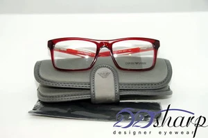 Emporio Armani Eyeglasses-Emporio Armani 3002 5075 53 Red - Picture 1 of 1