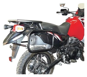 MOOSE EXPEDITION ALUMINUM SIDE CASE MOUNTS ~ Works with 2008-2018 KLR650s ~ NEW - Picture 1 of 2