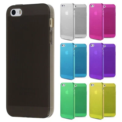 DOUPI iPhone 5 5S SE TPU Bumper Case Silikon Staub Schutz Hülle Cover Matt Transparent