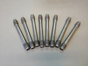 SET OF 8 USED VINTAGE ORIGINAL VW BEETLE TRANSPORTER GHIA EARLY PUSH ROD TUBES 3 - Picture 1 of 6