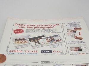 LOT 5 Create Great Postcard with your Own Photographs SIMPLE to USE PHOTO FITS