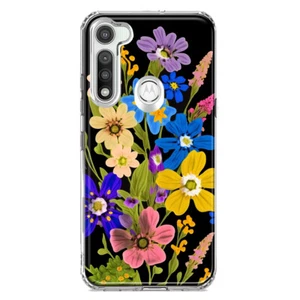 For Motorola Moto G Fast Shockproof Case Vintage Spring Wild Flowers - Picture 1 of 6