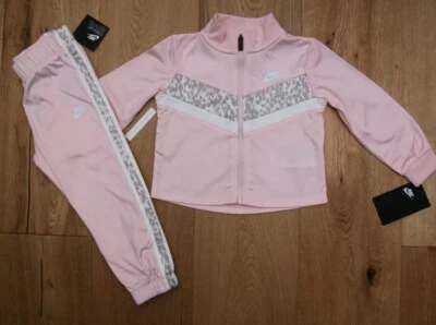 Nike Infant Baby Girl Therma Full Zip Tricot Jacket Pants 2 Piece Set 12 Months - Image 1 of 3