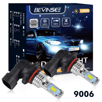 For Infiniti FX35 FX45 2003 2004 2005 9006 HB4 LED Fog Driving Lights Lamp Bulbs - Image 1 of 4