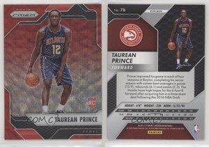 2016-17 Panini Prizm Ruby Wave Prizm Taurean Prince #78 Rookie RC