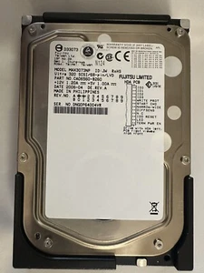 Fujitsu MAX3073NP 73 GB 68 Pin 15.000 1/min Wide SCSI CA06560-B260 Niedrige Stromversorgung Stunden - Bild 1 von 3