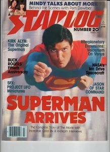 STARLOG #20 3/79 Kirk Alyn SUPERMAN Christopher Reeve ALIEN Buck MORK & MINDY - Picture 1 of 1