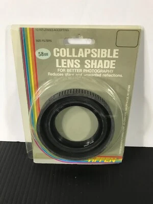 TIFFEN COLLAPSIBLE LENS SHADE 58MM (VERY GOOD-GREAT CONDITION!)  - Image 1 of 4