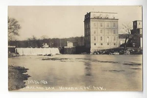 1920 Mill & Dam, Mammoth Spring, Arkansas RPPC - Picture 1 of 2