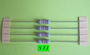 2200 Ohm - 2.2K Ohm 0.5W 1/2 Watt 5% CF Resistors Qty 4 - Bonus! - Picture 1 of 4
