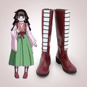 IN STOCK Anime HxH Aruka Alluka Zoldyck Cosplay Shoes Boots - Picture 1 of 5