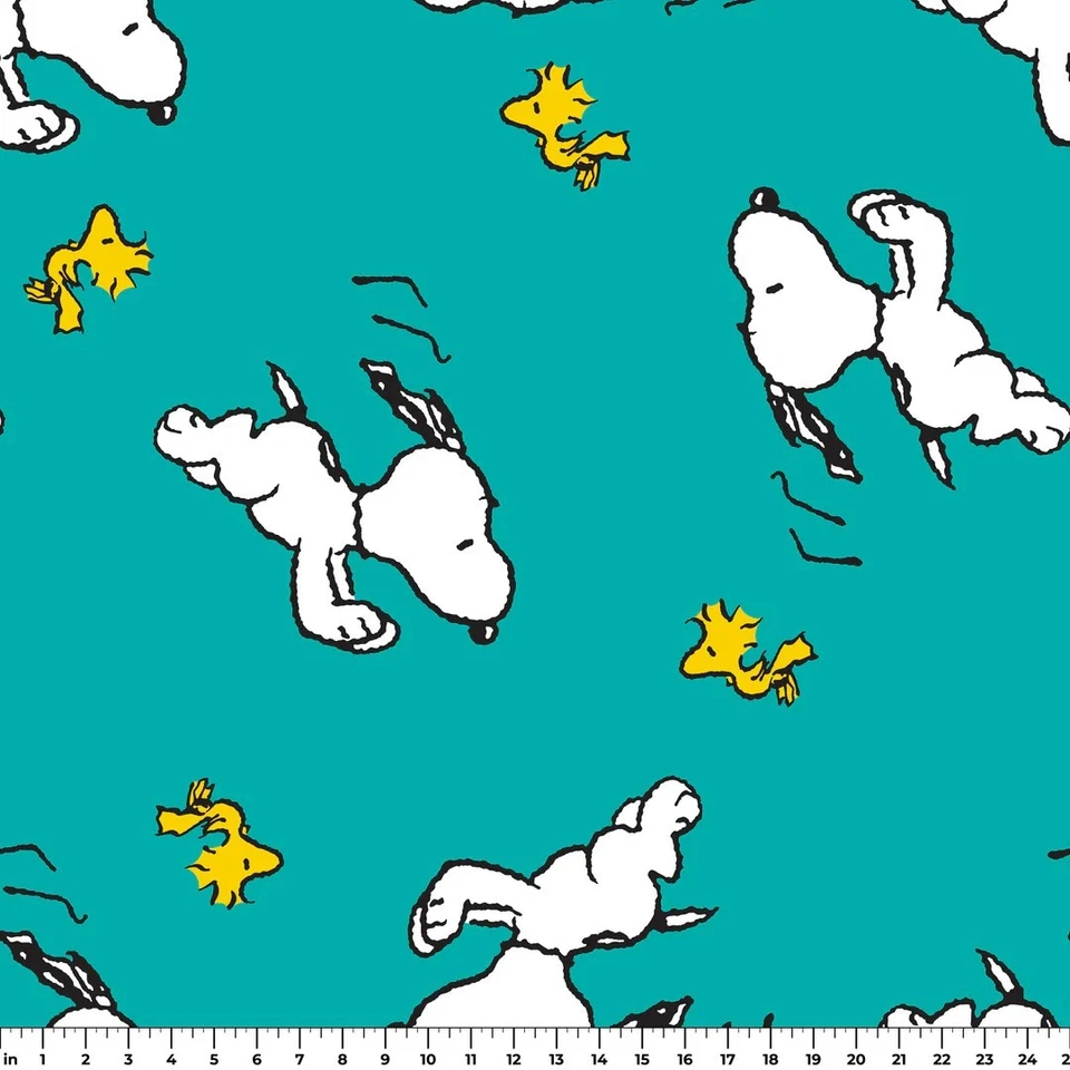 Tela polar Peanuts Snoopy & Woodstock On the Run Foto 1 de 1