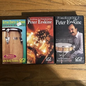 DCI Music Drummer Peter Erskine Everything Is Timekeeping 1&2 Congas Bilingual - Picture 1 of 5