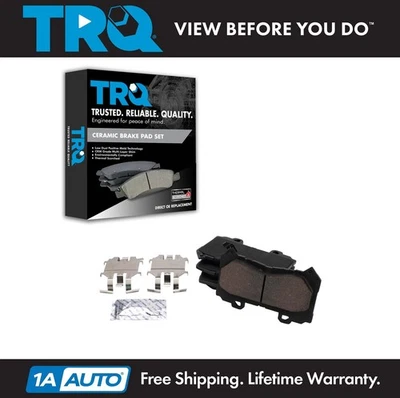 TRQ Front Brake Pads Ceramic For 2015-2020 Chevrolet Colorado GMC Canyon - Image 1 of 4