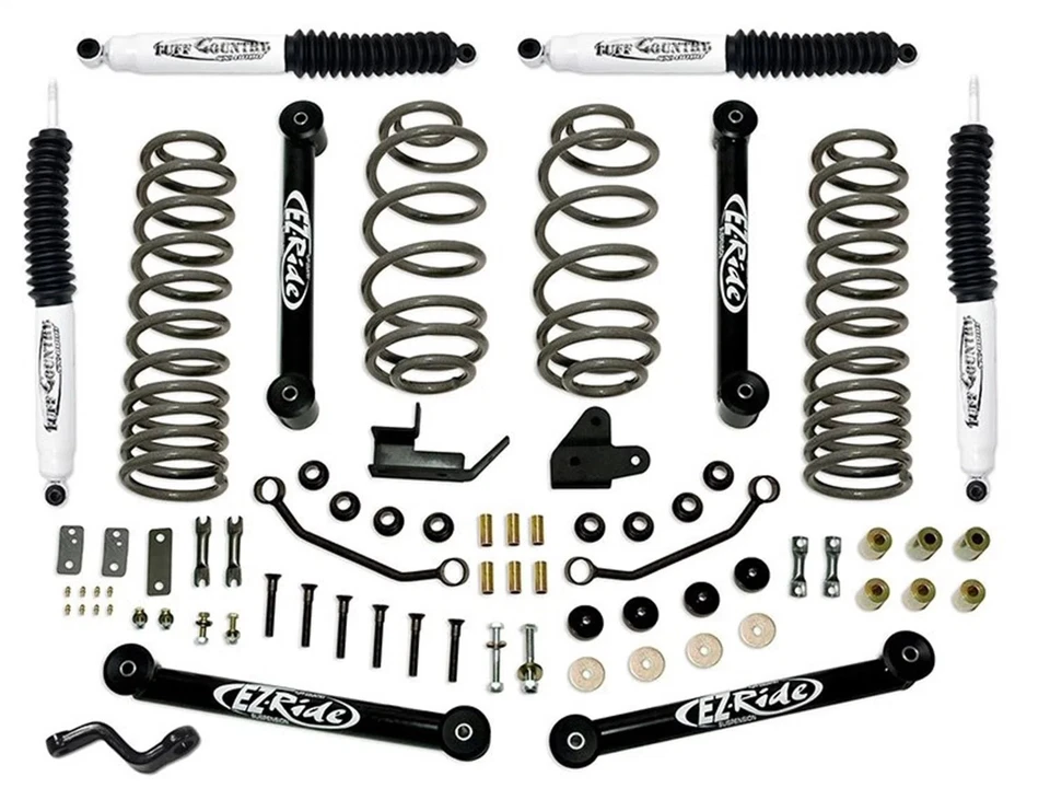 Tuff Country 44900K EZ-Ride Suspension Lift Kit 1997-2006 Jeep Wrangler Lift: Fr Foto 1 de 2