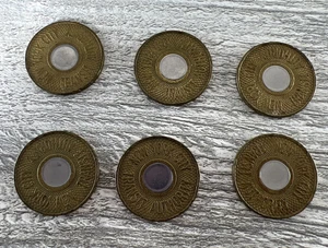 Lote de 6 fichas de la Autoridad de Tránsito de la Ciudad de Nueva York - Bullseye 1985 - Imagen 1 de 6