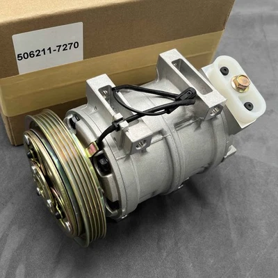 Compresor de aire acondicionado 12V para Nissan 2000UD 1800HD R134A PAG46 506211-7270 27630-30Z61 Foto 1 de 4