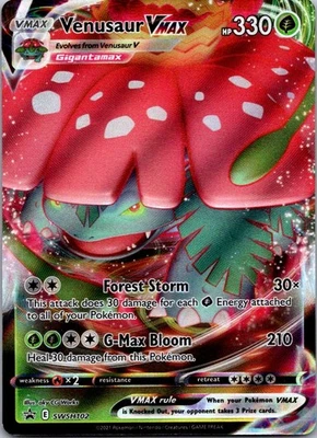 Venusaur VMAX SWSH102 SWSH: Sword & Shield Promo Cards  NM - Image 1 of 2