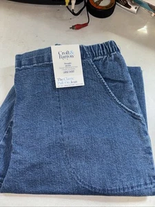 Croft&Barrow Damen Stretch Mid Rise Straight Leg Jeans Gr. LRG Short Neu mit Etikett - Bild 1 von 4