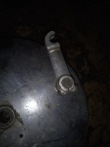 Moto Guzzi 1968? Ambassador/Eldorado REAR BRAKE PLATE AND BRAKES LEVER OEM PART - Picture 1 of 6