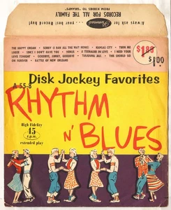 DIVERS "RHYTHM N' BLUES" ROCK AND ROLL DOUBLE EP 1959 PROMENADE A-55-8 - Picture 1 of 6