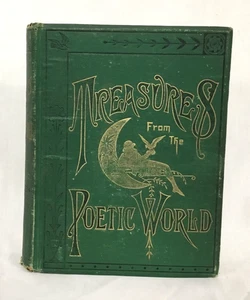 Treasures From The Poetic World by Frank McAlpine 1882 Illustrated Antique HC - Foto 1 di 14