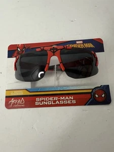Arkaid Marvel Spiderman Sunglasses for Kids Black Shades Spiderman Theme Frame - Picture 1 of 6