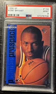 1996 SP Basketball Kobe Bryant Rookie Premier Prospects Lakers PSA 9 MINT - Image 1 of 2