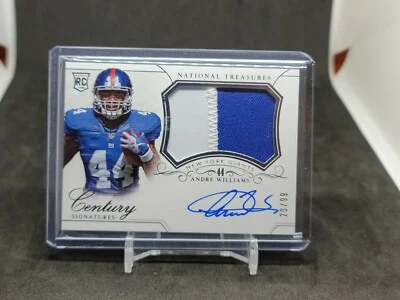 Andre Williams 2014 National Treasures #282  AUTOGRAPH RC PATCH #/99 - Image 1 of 2